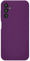 Husa din silicon compatibila cu Samsung Galaxy A14 5G silk touch interior din catifea Violet 
