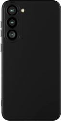Husa din silicon X-Level compatibila cu Samsung Galaxy S23 Plus silk touch interior din catifea Negru