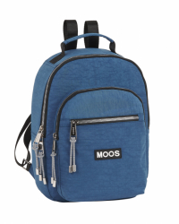 Rucsac dama Moos Casual 33 cm albastru