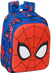 Rucsac pentru clasa zero 2 fermoare Spiderman 