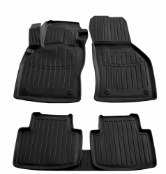 Set covorase auto din cauciuc tip tavita Skoda Superb III 3V 2015- 