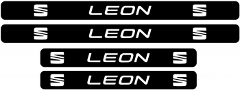 Set stickere praguri Seat Leon sticker decorativ 