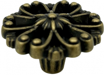 Buton pentru mobila Alia finisaj alama antichizata CB 25 mm 