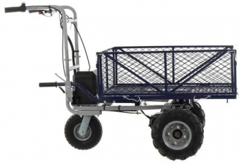 Carucior electric pentru gradina/depozite BullMach Helios 500W 5km/h 230Kg 147x100x70cm Li-Ion 