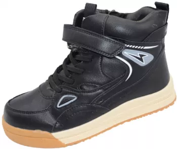 Ghete imblanite pentru baieti Bessky B2135-6C Negru 