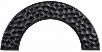 Maner pentru mobila Melis finisaj negru mat CB 128 mm 