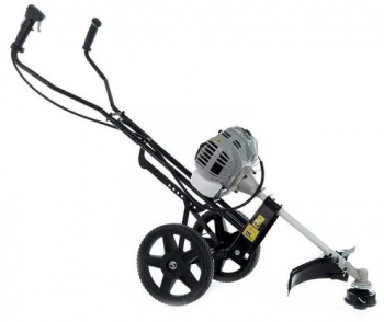 Motocositoare pe benzina cu roti Blackstone BW-CUT 52 putere 2 CP diametru de taiere 30 cm cap de taiere cu fir si lama 
