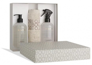 Set cadou de lux Harmony Refreshing Neroli 3 produse 1 Sapun de maini 300 ml 1 spray de camera 300 ml 1 prosop Boutoi