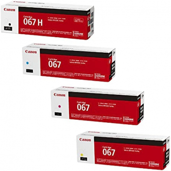 Set de 4 Cartuse Toner Canon CRG-067 BK/C/M/Y 4900 pag pentru Canon I-Sensys LBP-631 / LBP-631-cw / LBP-633 / LBP-633cdw / MF-651