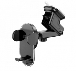 Suport Auto Hoco H3 Brat telescopic Sistem de prindere cu ventuza Negru 