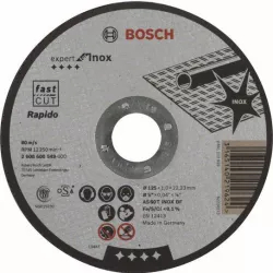 Disc de taiere drept Expert for Inox - Rapido AS 60 T INOX BF 125mm 1 0mm 