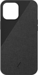 Husa telefon Native Union Clic Canvas compatibila iPhone 12 Mini negru