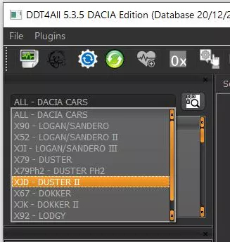 Interfata diagnoza Dacia Renault DDT4ALL 