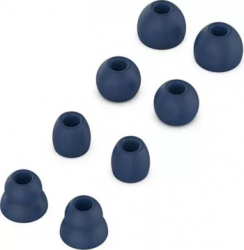 Set 4 perechi de dopuri PadForce pentru casti Beats Powerbeats BeatsX urBeats Tour Flex - Albastru Navy 