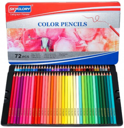 Set 72 bucati creioane colorate SkyGlory 
