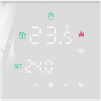 Termostat Wi-Fi pentru incalzirea termica pe gaz BeOk TGW60-WIFI-WPB 