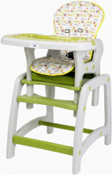 Scaun de masa Juju Eat and Play Verde 