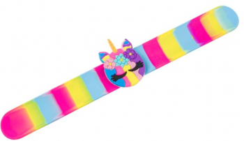 Bijuterie fermecata pentru copii bratara cu unicorn intr-o explozie de culori 
