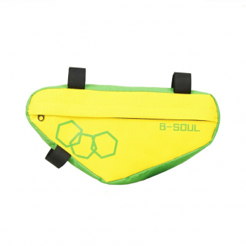 Borseta multifunctionala Genadis impermeabila montare pe cadru pentru telefon si accesorii Verde Neon 