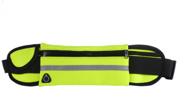 Borseta sportiva practica - Buzunar pentru telefon mobil si accesorii Centura reglabila si elastica Material rezistent la apa Culoare verde 