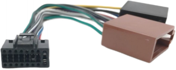 Cablu conector auto ISO KENWOOD 16 Pin lungime 20 cm pentru conectarea sistemului de redare audio in masina 
