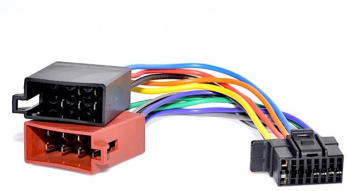 Cablu conector auto ISO NEW SONY 16 Pin pentru redarea audio in masina lungime 20 cm
