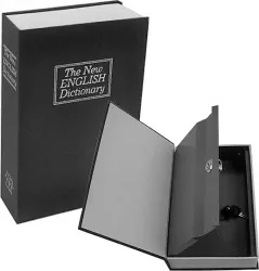 Caseta de valori seif tip carte / dictionar 