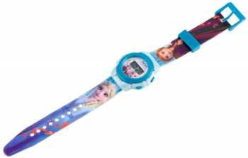 Ceas de mana digital Felmans pentru copii cu model Frozen II baterie inclusa si curea de silicon multicolor