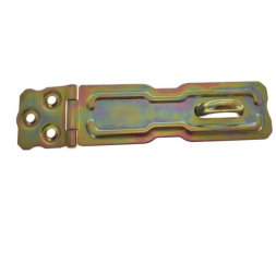 Dispozitiv de inchidere aplicat cu ochi de blocare pentru utilizarea unui lacat marime 90x27mm material din zinc 