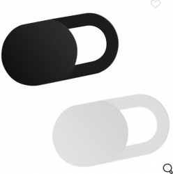 Duo de protectii pentru webcam Felmans ideal pentru tablete laptopuri si telefoane Alb/Negru 