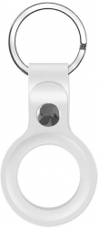 Husa de silicon Felmans alba pentru brelocul Apple AirTag 