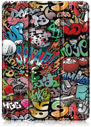 Husa Felmans flip pentru Huawei MatePad Pro 11 2022 cu design Grafitti in piele ecologica cu multiple culori 