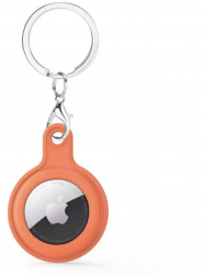 Husa Felmans silicon compatibila cu Apple AirTags portocaliu 