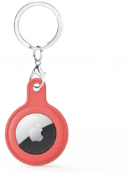 Husa Felmans Silicon pentru Apple AirTag rosu 