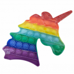 Jucarie POPNPLAY unicorn cu design multicolor 