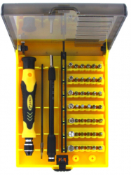 Kit profesional multifunctional - 45 de unelte intr-o trusa ideal pentru lucrari de precizie 
