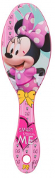 Perie ovala pentru par destinata copiilor model Minnie in nuanta roz 