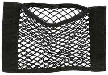 Plasa elastica organizator portbagaj practic tip buzunar 80 x 25 cm cu prindere cu velcro pentru autoturisme si uz casnic negru 