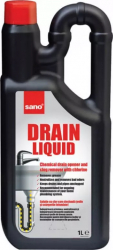 SANO Drain Liquid 1 L Gel cu Clor pentru Desfundat Tevile Solutie Gel pentru Instalatiile Sanitare 