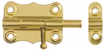 Set complet zavor metalic pentru usi si ferestre cu suruburi incluse dimensiuni 6 x 3.5 cm finisaj auriu 