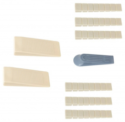 Set de opritoare de usi fabricate din plastic ABS continnd 9 piese in culori multiple 