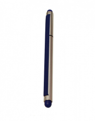 Stylus Felmans argintiu universal 2 in 1 capac si accesoriu elastic pentru dispozitive cu touch screen tablete telefoane sau laptopuri 