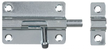 Zavor metalic cu suruburi incluse potrivit pentru usi sau ferestre dimensiuni 6 x 3.5 cm culoare Argintiu 