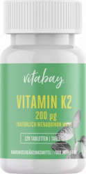 Vitabay Vitamina K2 MK-7 200 mcg - 120 Tablete vegane 