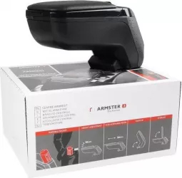 Cotiera Armster 2 FORD FIESTA 2017-prez +USB+AUX capac piele eco neagra cu portofel