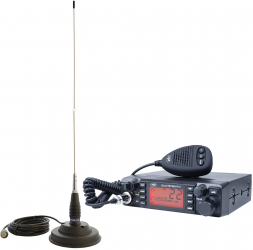 Kit Statie radio CB PNI ESCORT HP 9001 PRO ASQ + Antena CB PNI ML145 cu magnet 145/PL 