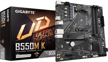 Placa de baza GIGABYTE B550M K AMD B550 DDR4 AM4 mATX 