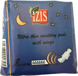 Absorbante IZIS Normal Ultra Thin cu Aripioare 8 Buc/Set 