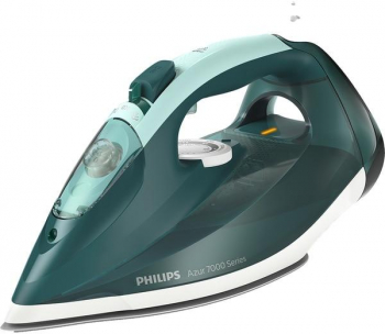 Fier de Calcat PHILIPS Seria 7000 DST7031/70 2800W 250g/min 300ml Talpa SteamGlide Plus Verde-Alb 