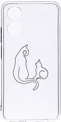Husa Bestcase comp cu Realme 10 Pro Abstract Cat 2MM Soft Silicon prot cam T 738 